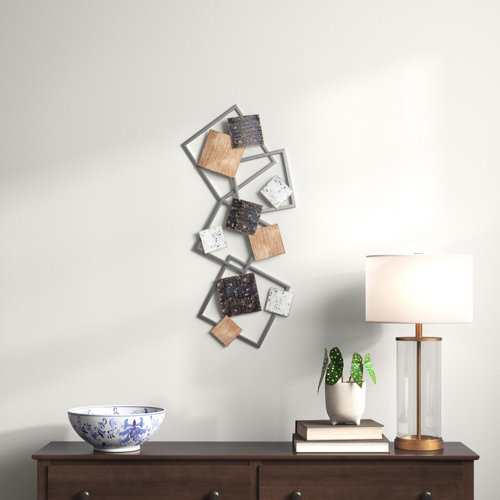 Wade Logan Metal Abstract And Geometric Wall Decor Wayfair Co Uk